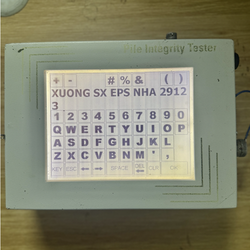 Sửa máy Pile Integrity Tester