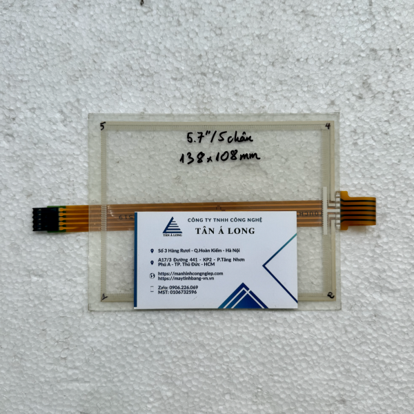 Tấm cảm ứng công nghiệp 5.7 inch_ 138x108mm-5 chân